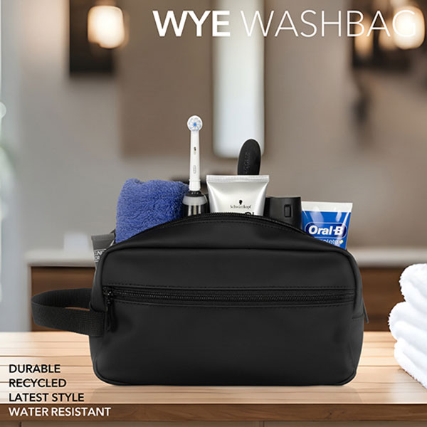 Q056 Wye Recycled Washbag