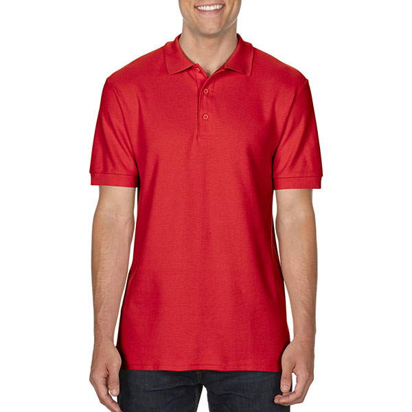 H156 Gildan Premium Cotton Double Pique Polo