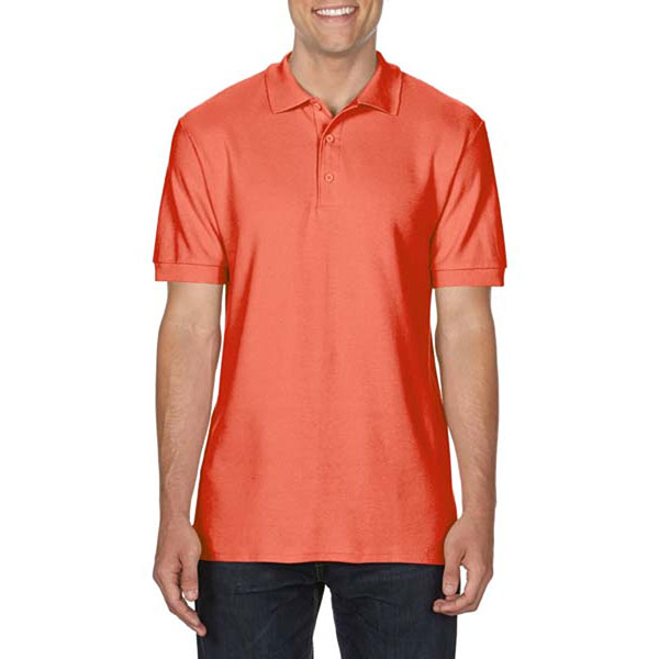 H156 Gildan Premium Cotton Double Pique Polo