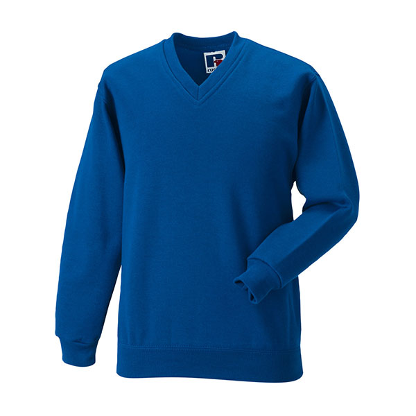 K169 Russell  V-Neck Sweatshirt