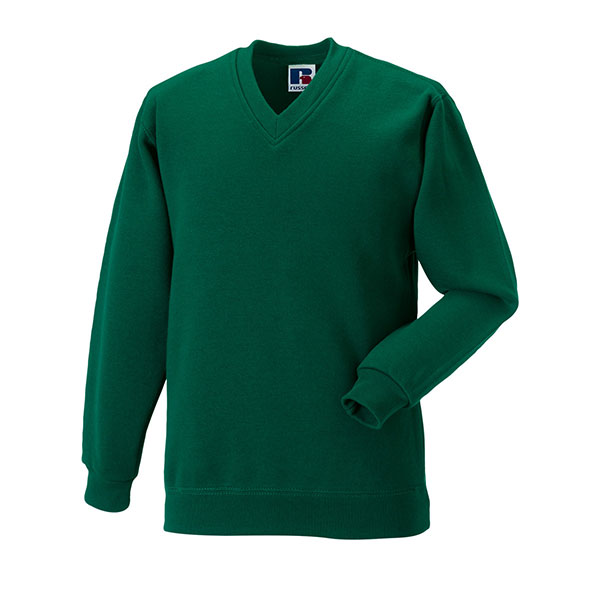 K169 Russell  V-Neck Sweatshirt