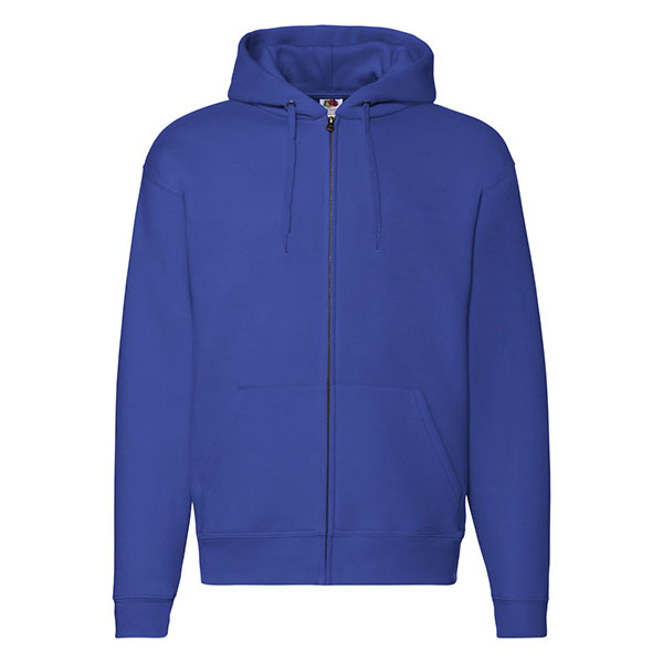 K163 Fruit of the Loom Mens Premium Zipped Hooded Sweat