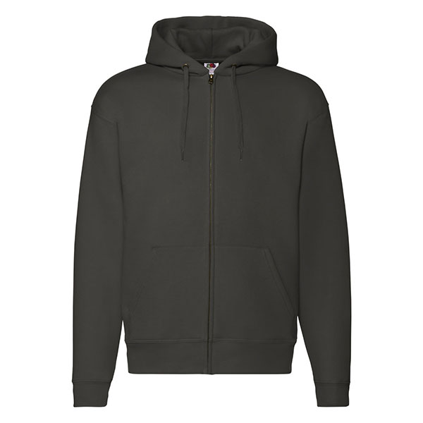 K163 Fruit of the Loom Mens Premium Zipped Hooded Sweat