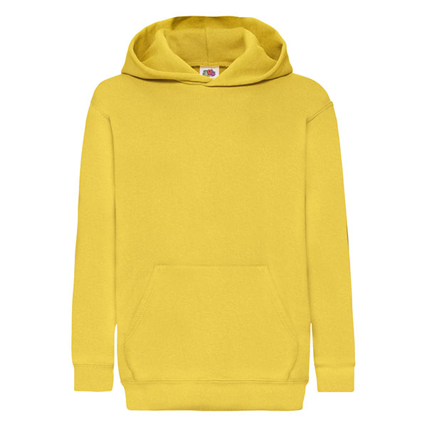 H161 Fruit Of The Loom Children's Hooded Sweatshirt