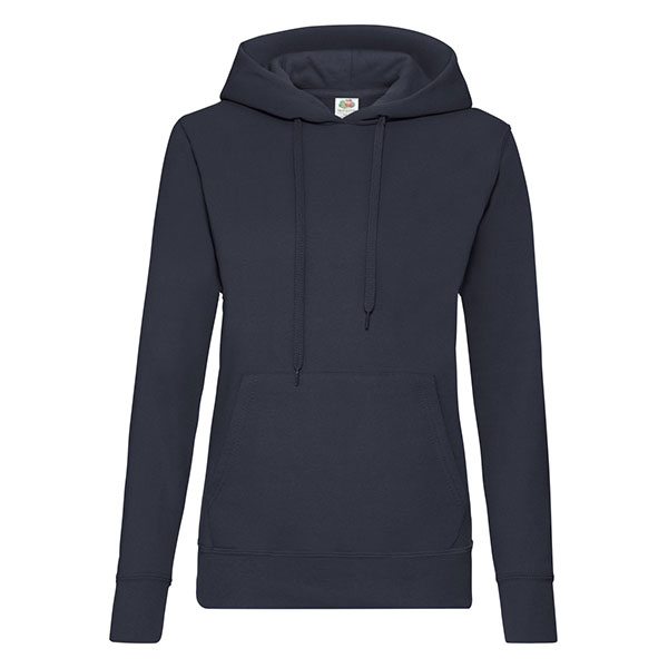 H161 Fruit Of The Loom Lady Fit Hooded Sweat