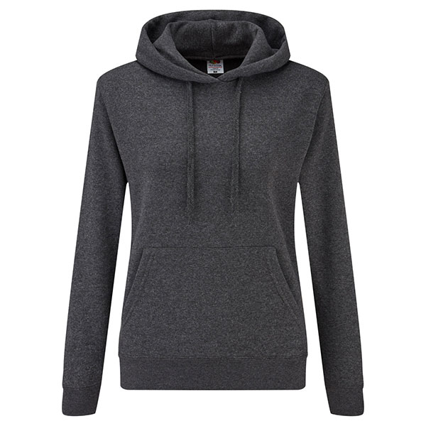 H161 Fruit Of The Loom Lady Fit Hooded Sweat