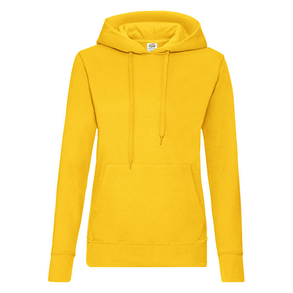 H161 Fruit Of The Loom Lady Fit Hooded Sweat