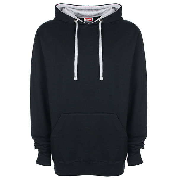 H162 FDM Unisex Contrast Hoodie