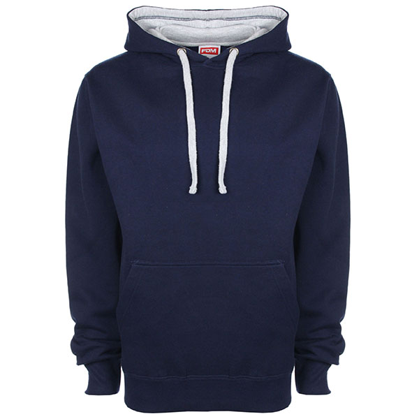 H162 FDM Unisex Contrast Hoodie