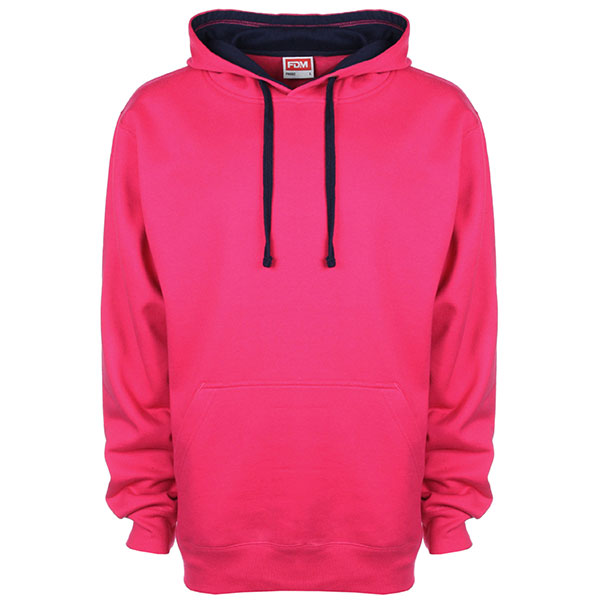 H162 FDM Unisex Contrast Hoodie