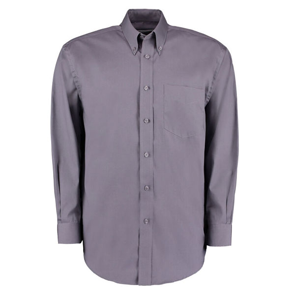 Q166 Kustom Kit Long Sleeve Premium Oxford Shirt - Men's