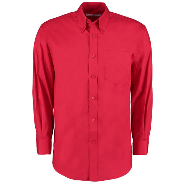 Q166 Kustom Kit Long Sleeve Premium Oxford Shirt - Men's