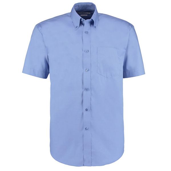 Q166 Kustom Kit Short Sleeve Premium Oxford Shirt - Men's