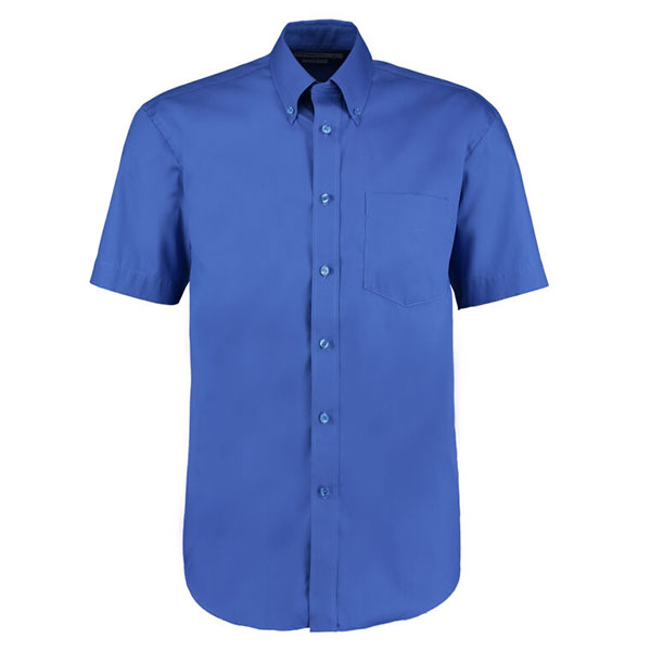Q166 Kustom Kit Short Sleeve Premium Oxford Shirt - Men's