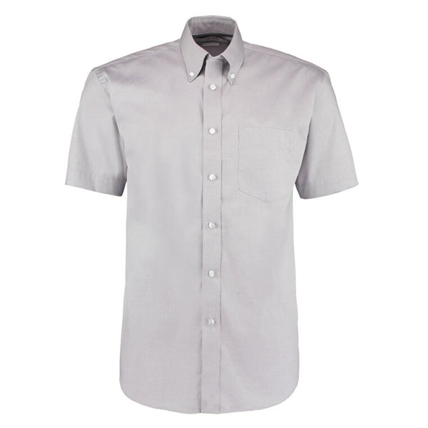 Q166 Kustom Kit Short Sleeve Premium Oxford Shirt - Men's