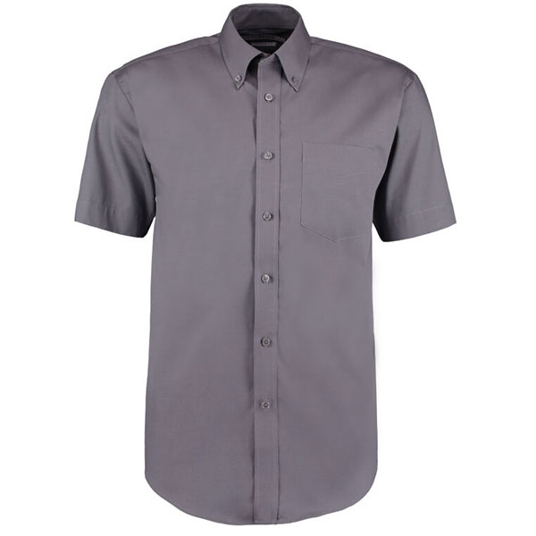 Q166 Kustom Kit Short Sleeve Premium Oxford Shirt - Men's