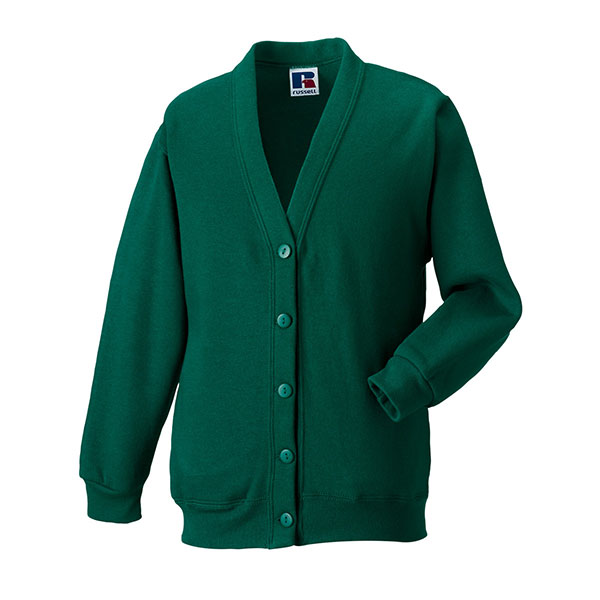 K169 Jerzees Schoolgear Sweatshirt Cardigan