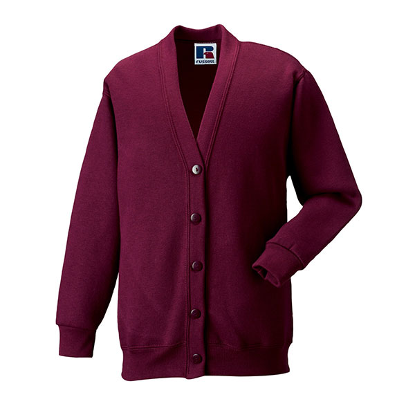 K169 Jerzees Schoolgear Sweatshirt Cardigan