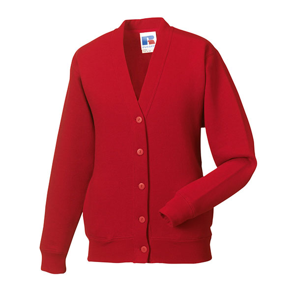 K169 Jerzees Schoolgear Sweatshirt Cardigan