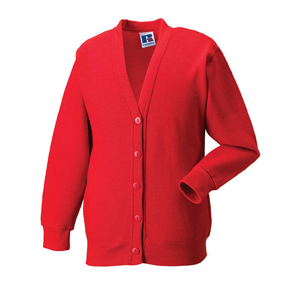 K169 Jerzees Schoolgear Sweatshirt Cardigan