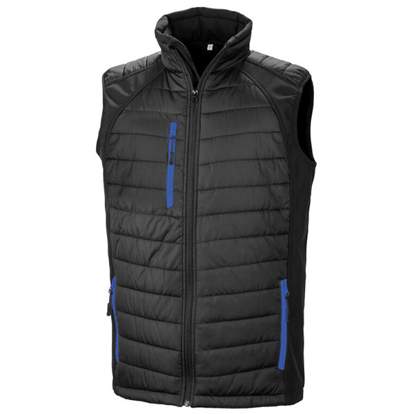 Q157 Result Recycled Compass Padded Softshell Gilet