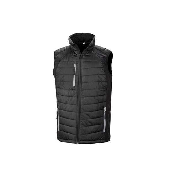 Q157 Result Recycled Compass Padded Softshell Gilet