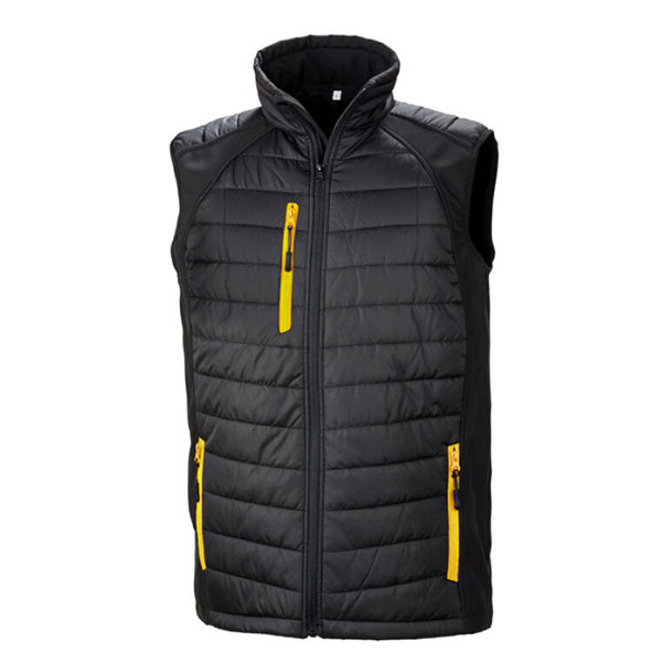 Q157 Result Recycled Compass Padded Softshell Gilet