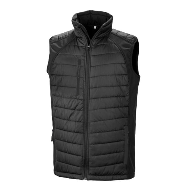 Q157 Result Recycled Compass Padded Softshell Gilet