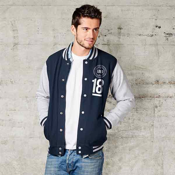 H162 FDM Unisex Varsity Jacket