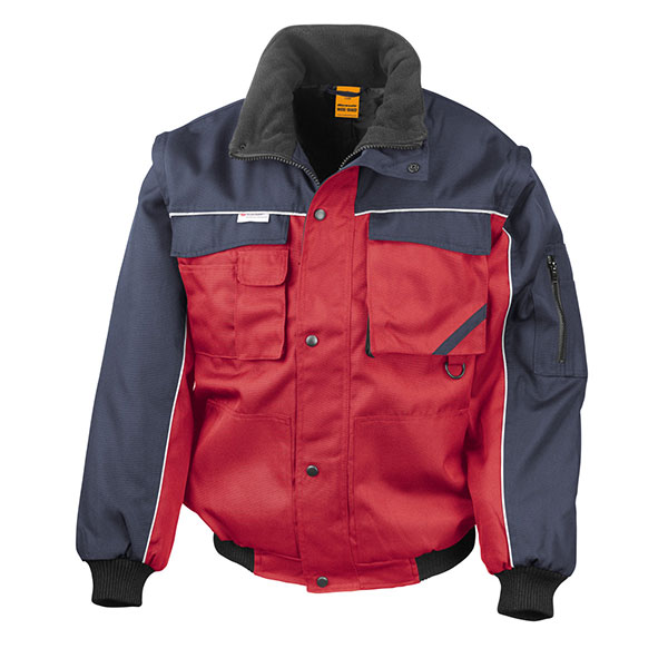 K167 Result Workguard Zip Sleeve Pilot Jacket