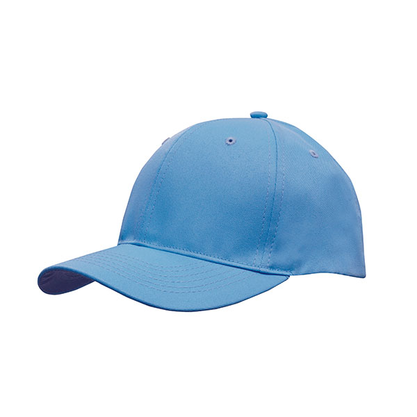 H153 Breathable Poly Twill 6 Panel Baseball Cap