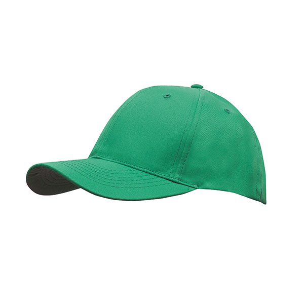 H153 Breathable Poly Twill 6 Panel Baseball Cap