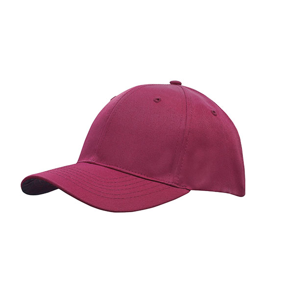 H153 Breathable Poly Twill 6 Panel Baseball Cap