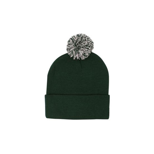 K154 Acrylic Pom Pom Beanie Hat