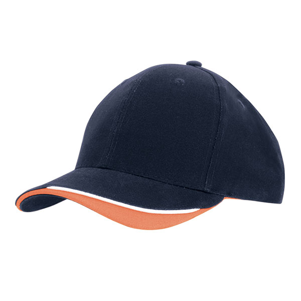 H153 Brushed Heavy Cotton 6 Panel Baseball Cap