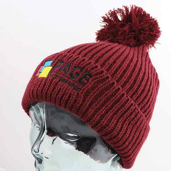 H152 Chunky Bobble Beanie