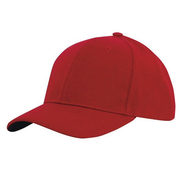 H152 6 Panel American Twill Peak Cap