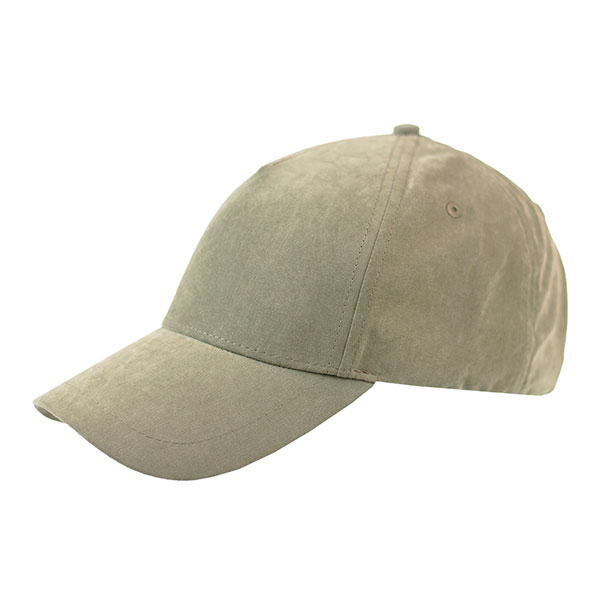 L153 Heavy Polyester Suede Cap