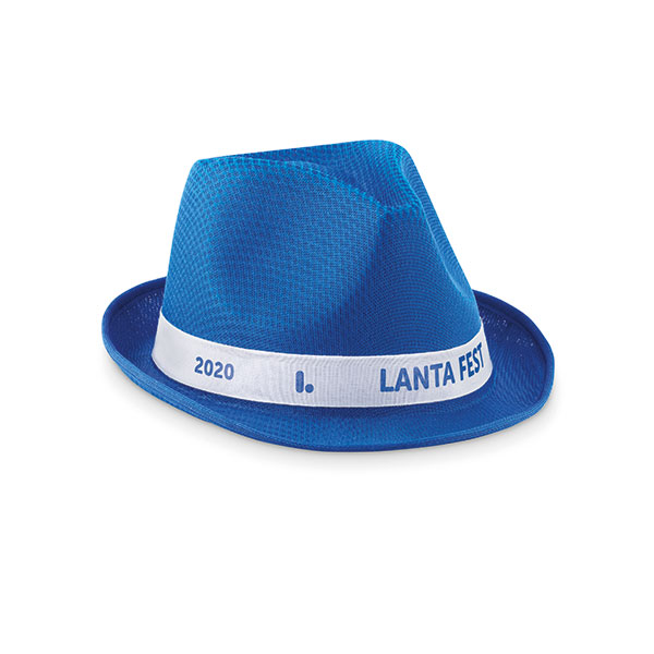 L152 Coloured Promo Trilby Hat  - White Ribbon