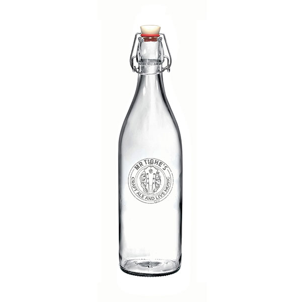 J018 Flip Top Glass Bottle