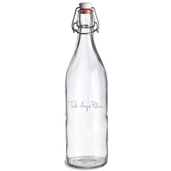 M031 Flip Top Glass Bottle