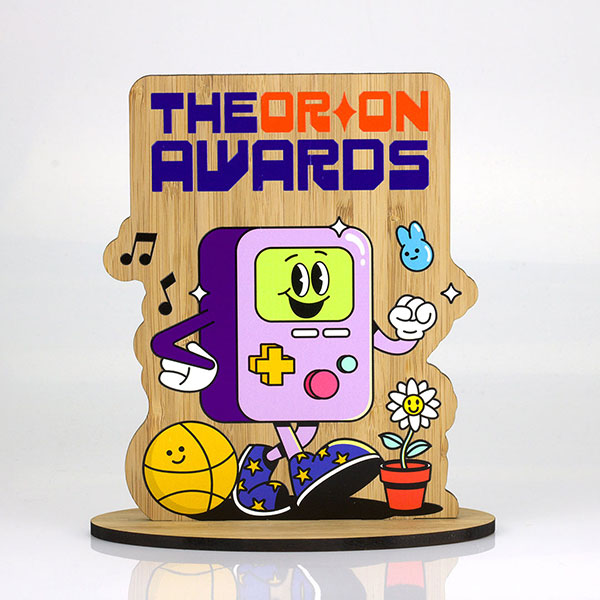 Q096 Bespoke Shaped Bamboo Award