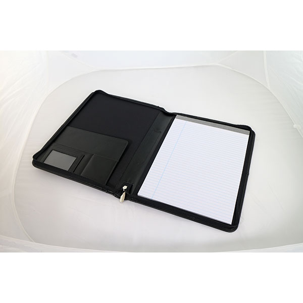 M117 Faux Leather Biodegradable A4 Zipped Conference Folder