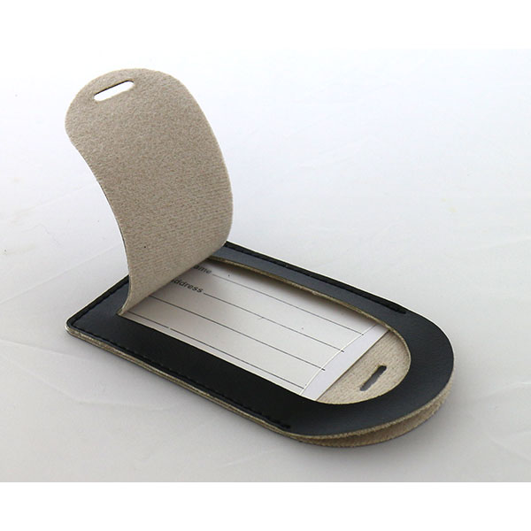 L094 Faux Leather Biodegradable Luggage Tag