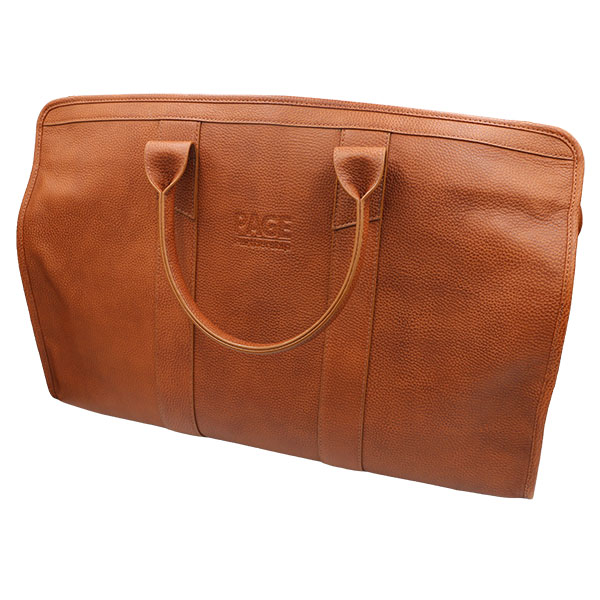 Q035 Pebbled Leather Weekender Bag