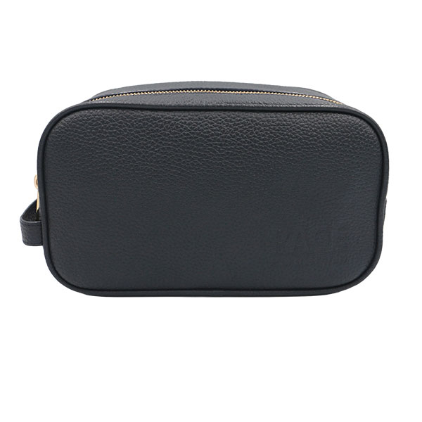 Q035 Pebbled Leather Wash Bag