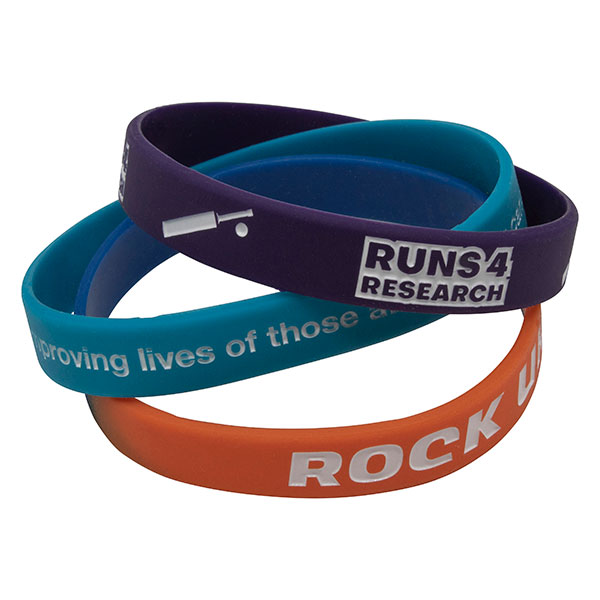 Q071 Recessed Silicone Wristband