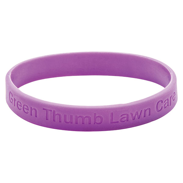 N077 Recessed Silicone Wristband