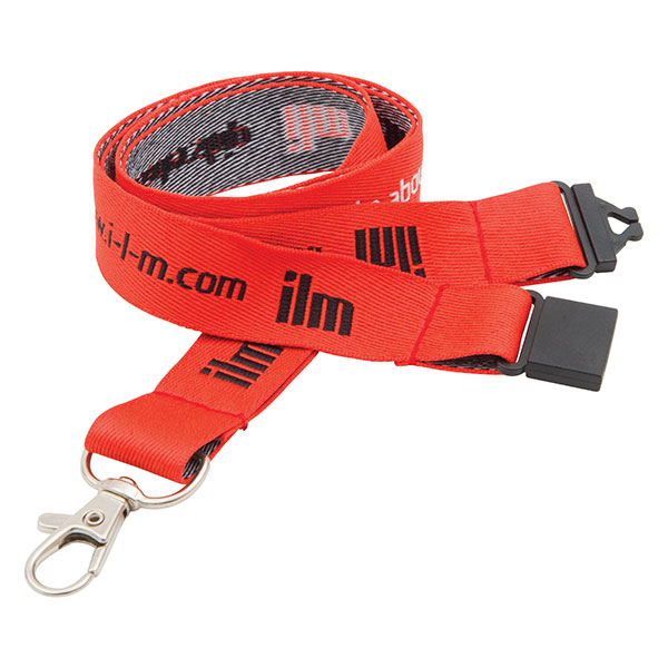 H108 20mm Woven Lanyard