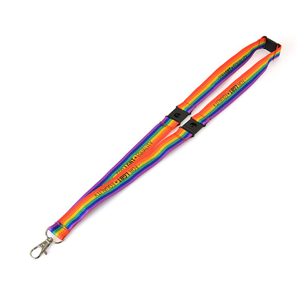 L118 Rainbow Lanyard